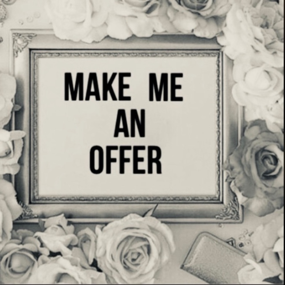 Make Me An Offer! Like the product but not the price? Let me know!